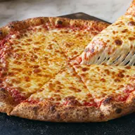 A New York style cheese pizza